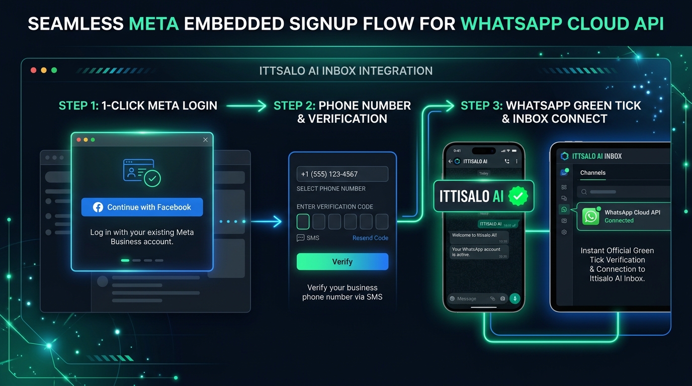 The 3-Step Meta Embedded Signup 2.0 Workflow
