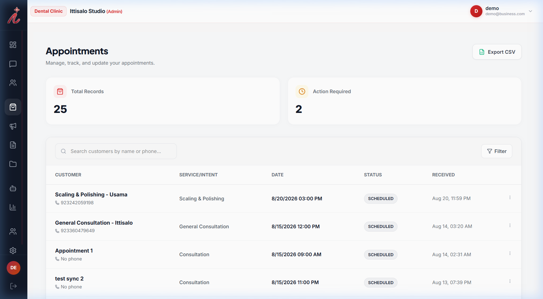 Automated Orders & Appointments